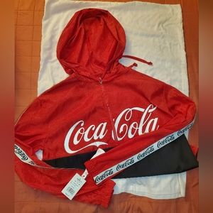 Coca-Cola Windbreaker Quarter Zip